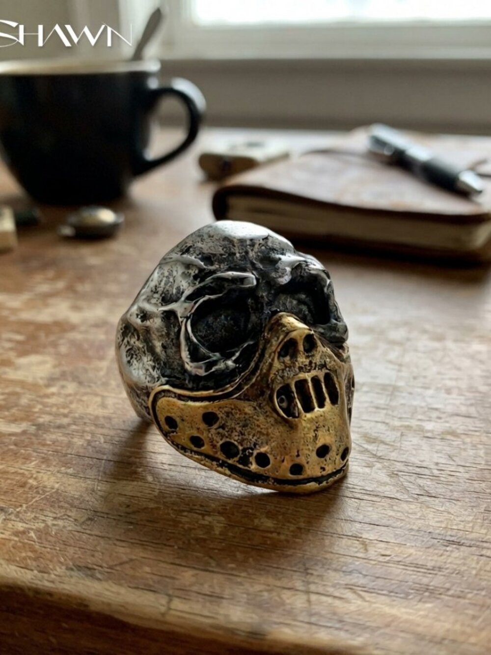 Mens Jason Mask Skull Ring